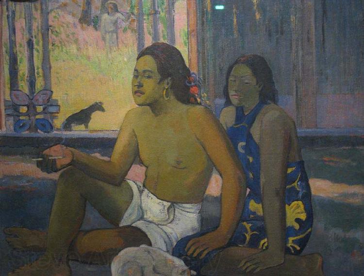 Paul Gauguin Eiaha Ohipa Tahitians in A Room Spain oil painting art
